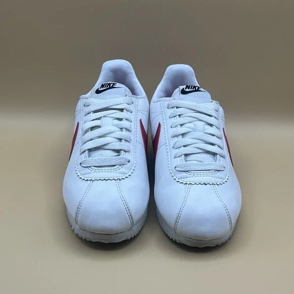 2018 Nike Cortez Forrest Gump Red Blue Retro Shoes - Women's Size 6.5 USED - Picture 3 of 8